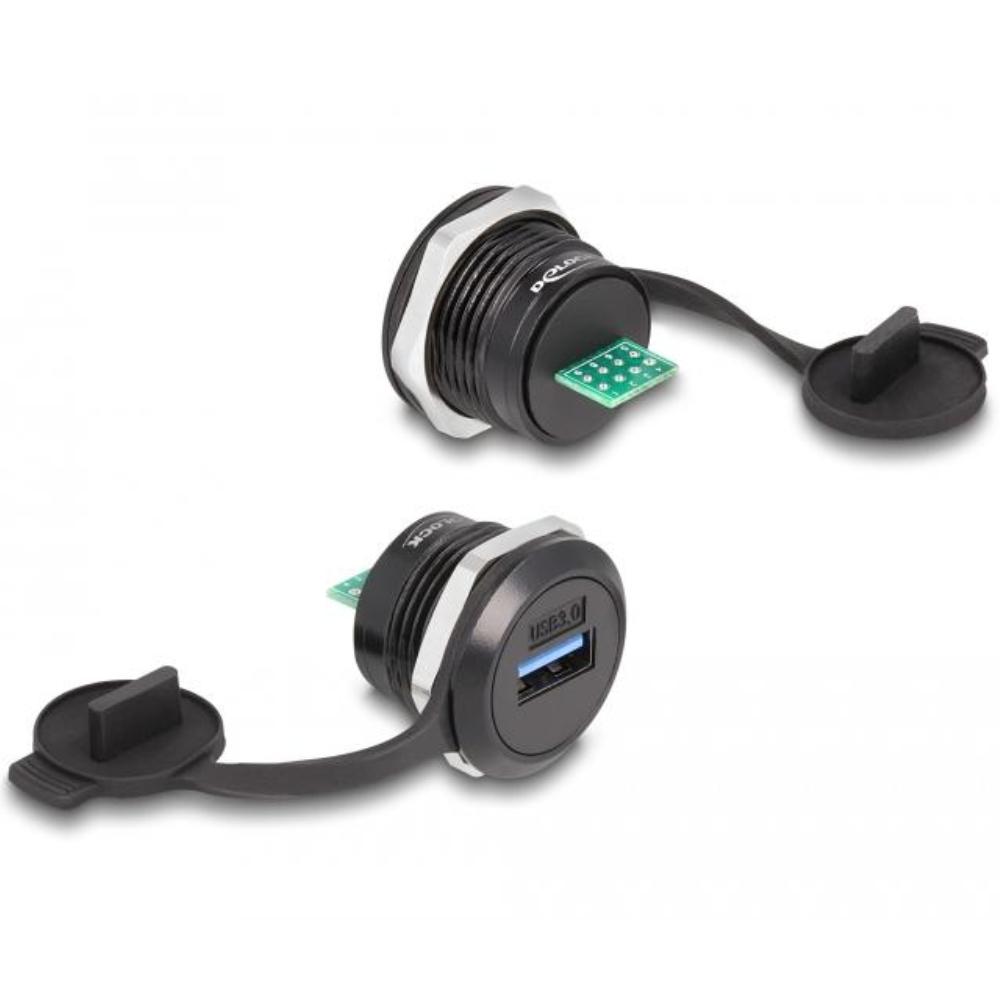 Connecteur USB A encastré - Delock