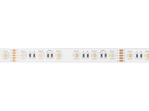 FLEXIBELE LEDSTRIP - 1 CHIP RGB EN WIT 2700K - 60 LEDs/m - 40 m - 24 V - EtiamPro