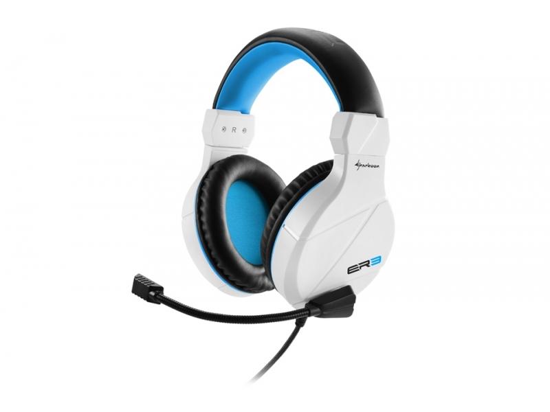 Sharkoon Headset Rush ER3 Wit 4044951021802 - Sharkoon