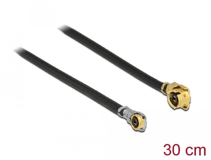 Câble d'antenne Delock MHF® I fiche vers MHF® 4L fiche 1,13 30 cm - Delock