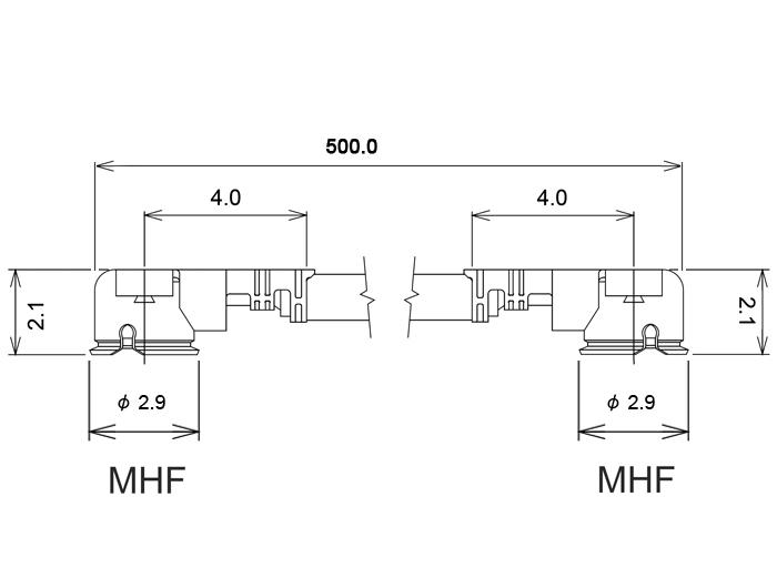Delock Antennekabel MHF® I-Stekker naar MHF® I-Stekker 1,13 50 cm - Delock