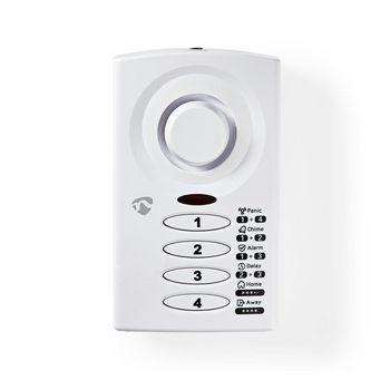 Porte Stop Fenêtre Alarme Alimentation par piles 3x AAA/LR03 Blanc - Nedis
