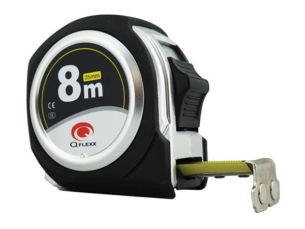 Roulette - Boîtier ABS avec revêtement UV - 8 m - Q Flexx