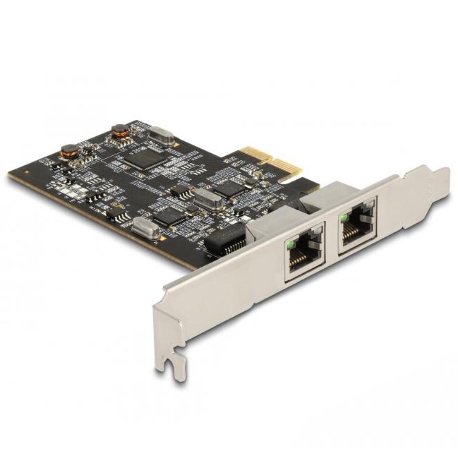 Carte Delock PCI Express x2 avec 2 x 2,5 Gigabit LAN i225 - Delock