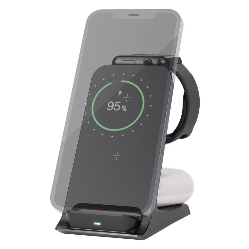 QI lader - 3.000 mA - Goobay