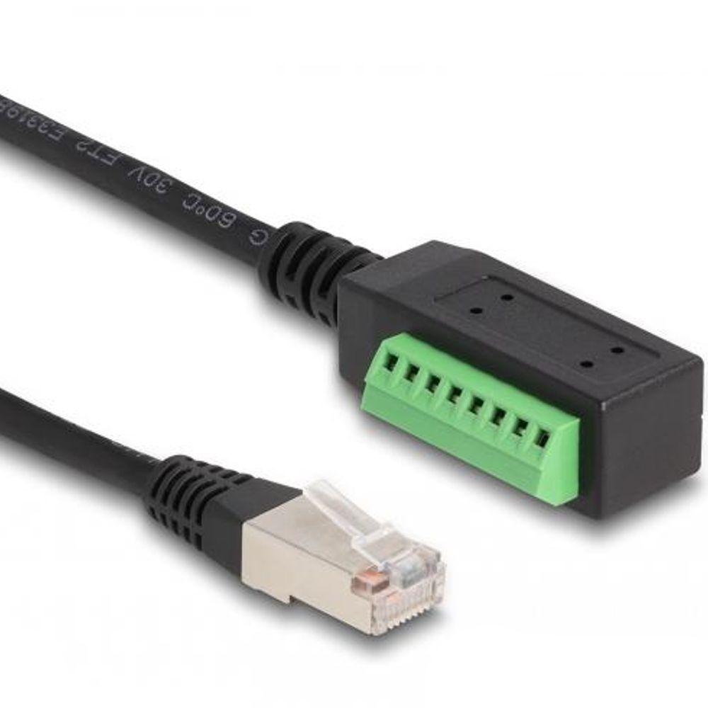 Adapter RJ45 naar klemmenblok - Delock