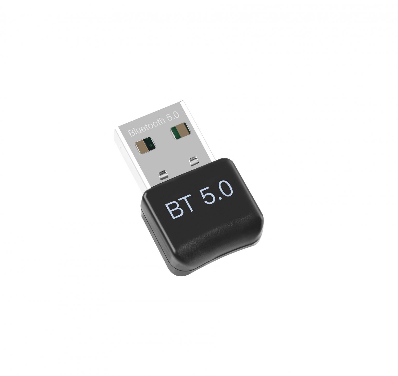 Adaptateur USB Bluetooth 5.0 - Type : 2.0 - Haute vitesse, Version : V4.0 -  Classe 2, Vitesse : 3 Mbit/s, Convient pour : Windows 10 Portée : Max. 10  mètres.