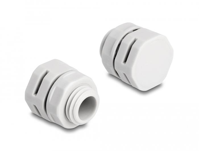 Delock Drukcompensatie-element M12 grijs 2 stuks - Delock