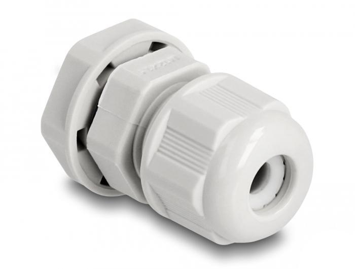 Delock EX Raccord de câble M12 gris 2 pièces - Delock