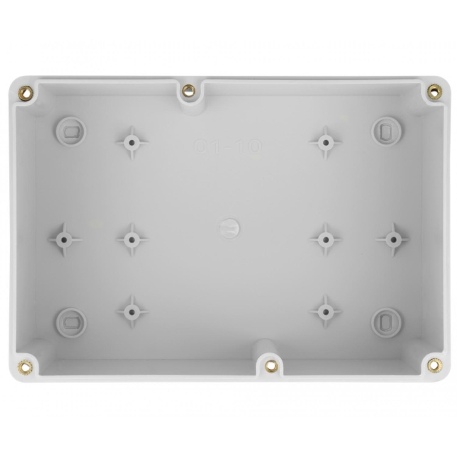Delock Boîtier encastrable avec entrées de câbles 180 x 125 x 90 mm gris - Delock