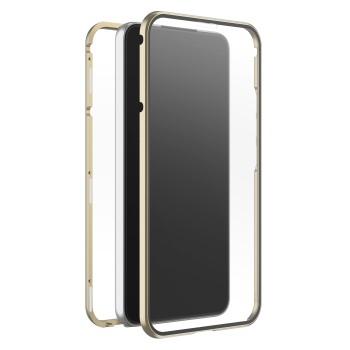 360 Glas Cover Samsung S22 (5G) or - White Diamonds
