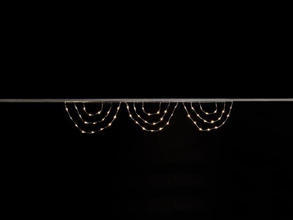 Moonlight LED - 2 x 0,3 m - lampes blanc chaud - câble transparent - 31 V - Velleman