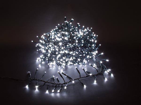 Spinlight LED - 24 m - 2040 lampes blanches - câble noir - Modulateur - 31V - Light Creations