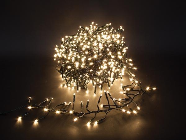 Spinlight LED - 24 m - 2040 LEDs blanc chaud - câble noir - Modulateur - 31V - Light Creations