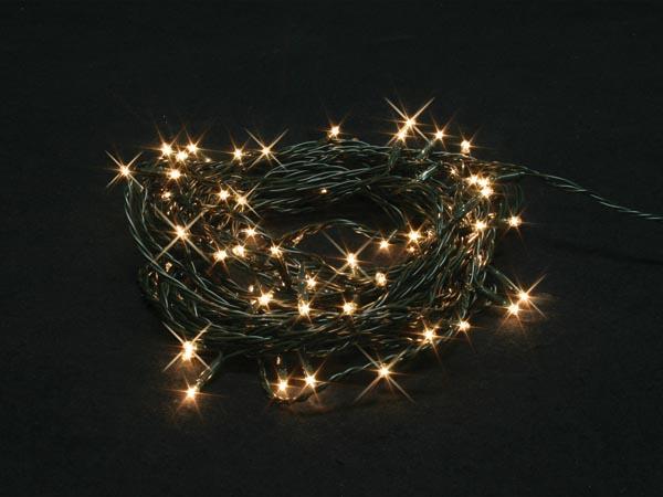 Burstlight LED - 20 m - 220 witte lampen (44 knipperend) - groene kabel - 24 V - Light Creations
