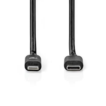 Lightning Kabel USB 2.0 Apple Lightning 8-Pins USB-C™ Male 480 - Nedis