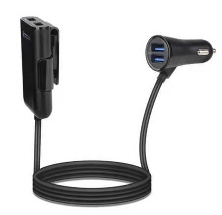 4-poorts USB-autolader (voor + achter) - Re-Load