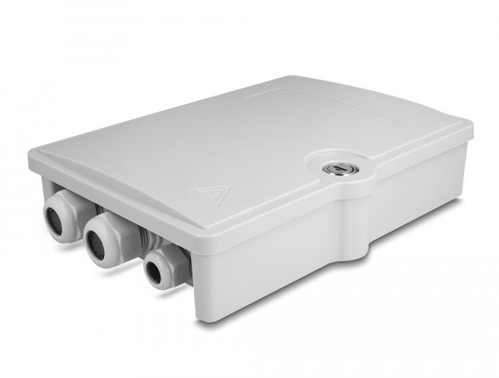 Boîtier de distribution Delock LWL pour intérieur et extérieur IP55 étanche absc - Delock