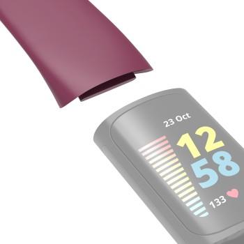Bracelet pour Fitbit Charge 5, bracelet de remplacement, universel, à bord. - Hama
