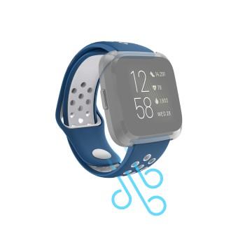 Bracelet sport pour Fitbit Versa 2/Versa (Lite), bracelet respirant, bl. - Hama