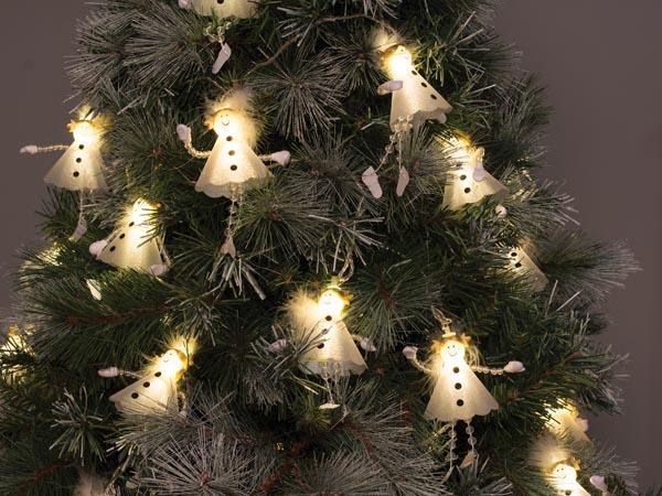 Ornalight LED - 10 m - 30 engeltjes - warmwit - transparante kabel - 24 V - Light Creations