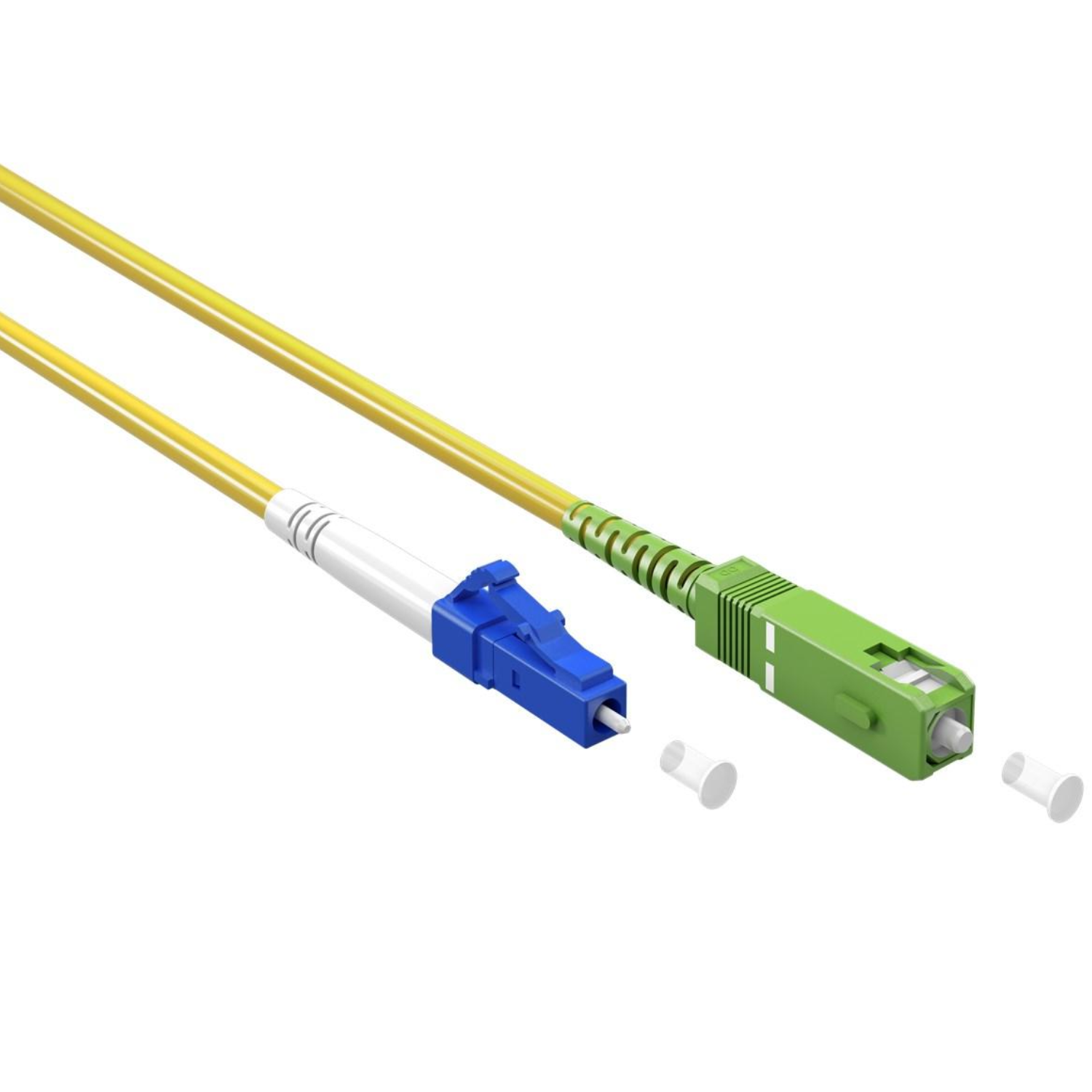 Glasvezel kabel - SC-APC - LC-UPC - Goobay
