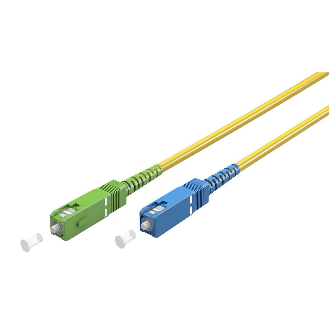 Glasvezel kabel - SC-APC - SC-UPC - Goobay