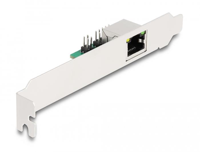 Delock M.2 Key B+M naar 2.5 Gigabit LAN RJ45. - Delock