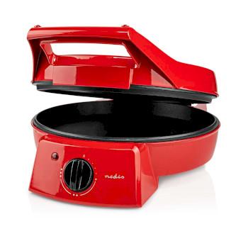 Machine à pizza et grill 30 cm température réglable 1800 W - Nedis