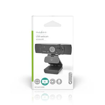 Webcam Full HD@60fps / 4K@30fps Automatische scherpstelling - Nedis