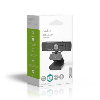 Webcam Full HD@60fps / 4K@30fps Automatische scherpstelling - Nedis