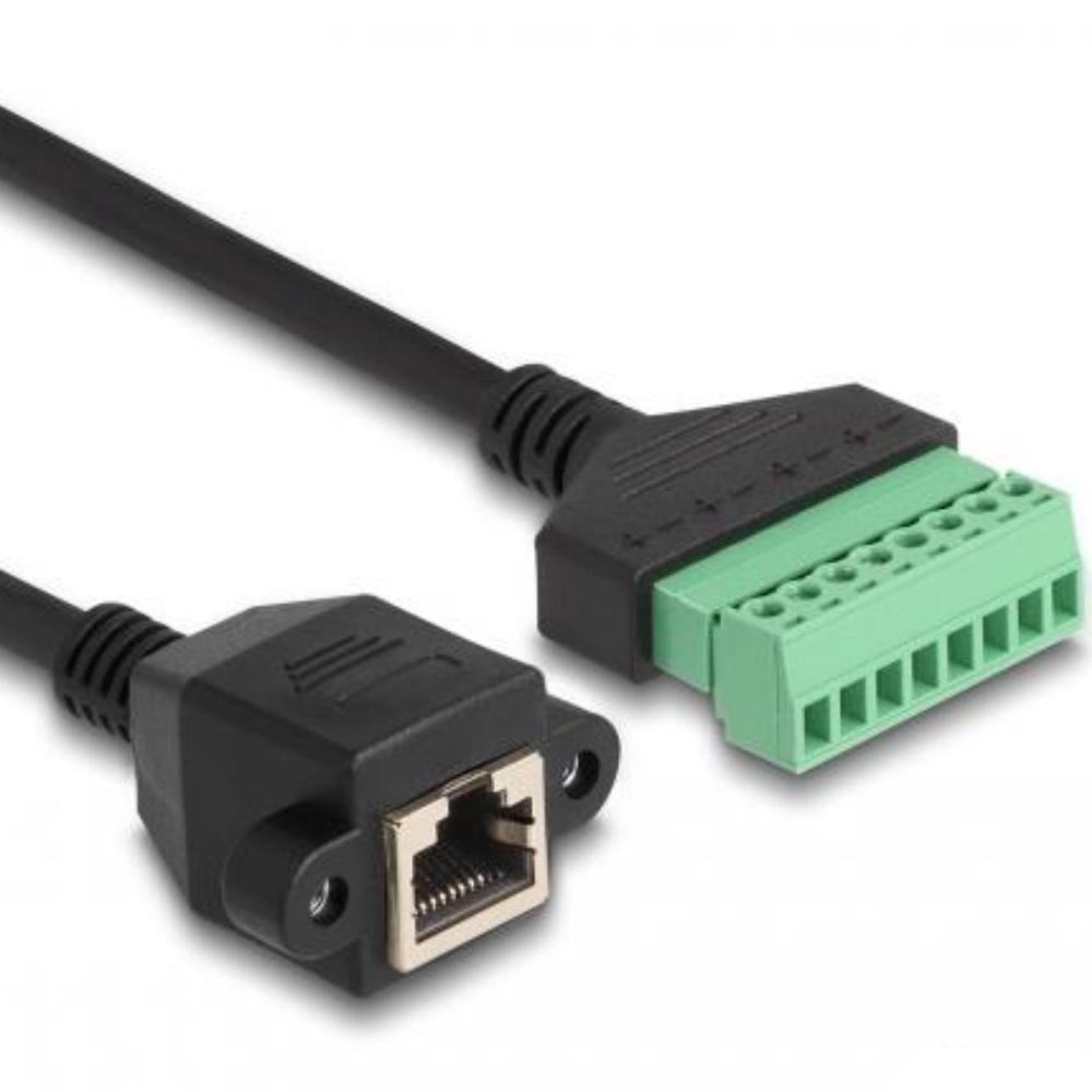 RJ45 vers bloc de jonction - bloc de jonction