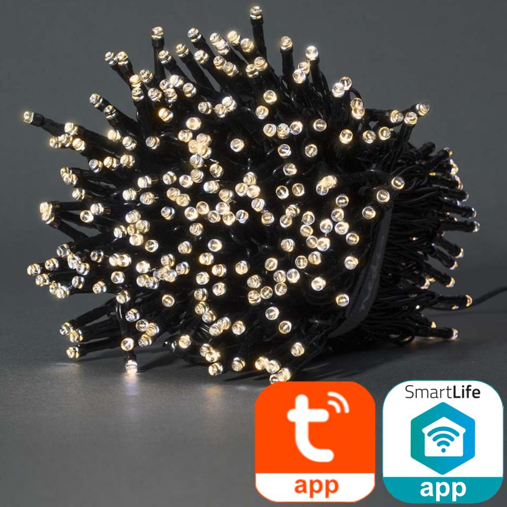 SmartLife Decoratieve LED Kabel Wi-Fi Warmwit 400 LEDs 20,0 m - Nedis