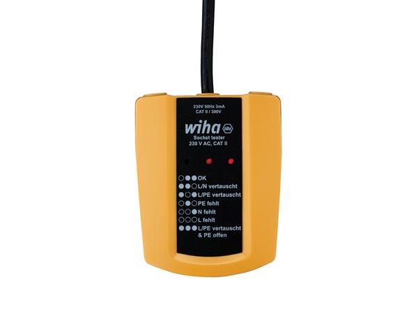 Wiha Steckdosentester 230 VAC, CAT II (45220) - WIHA