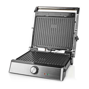 Grille de contact 2000 W 29 x 23 cm Température réglable Plastique / - Nedis