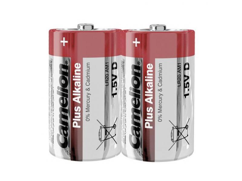 Pile Camelion Plus Alcaline Mono D LR20 (2 pièces) - Camelion
