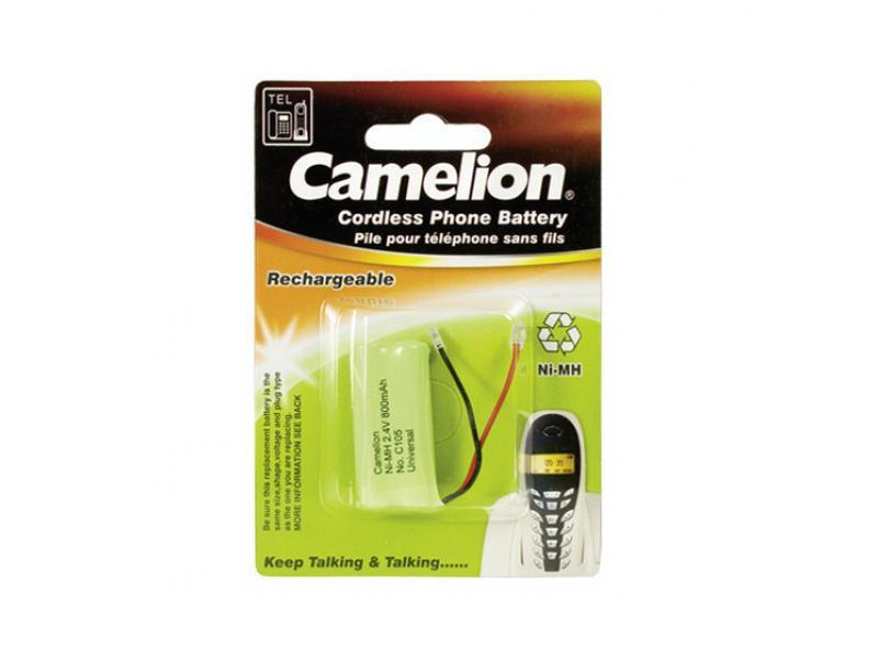 Batterie rechargeable pour téléphone sans fil 2,4V 800mAh (1 pièce) - Camelion