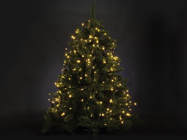 ATRIA LED - pour arbres jusqu'à 2,4 m - 330 LEDs - blanc chaud - câble vert - 24 V - Vellight