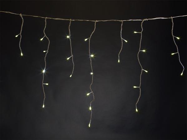 RANA LED - 2 x 1,3 m - 150 LEDs - blanc chaud - câble transparent - 24 V - Vellight