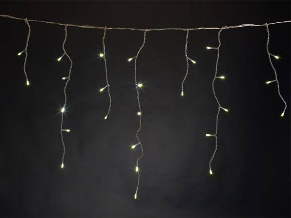 RANA LED - 4 x 1,3 m - 300 LEDs - warmwit - transparante kabel - 24 V - Vellight