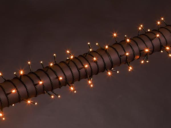 Luna LED - 40 m - 600 LEDs - Arizona Weiß - câble vert - 24 V - Vellight