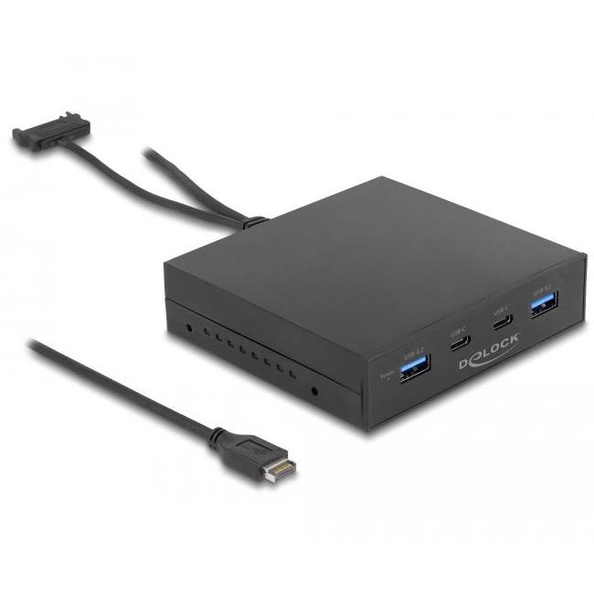 USB A + C frontpaneel – 4 poorten - Delock