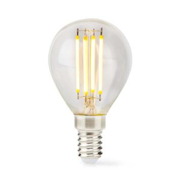 Ampoule LED E14 G45 4,5 W 470 lm 2700 K Dimmable Blanc chaud - Nedis