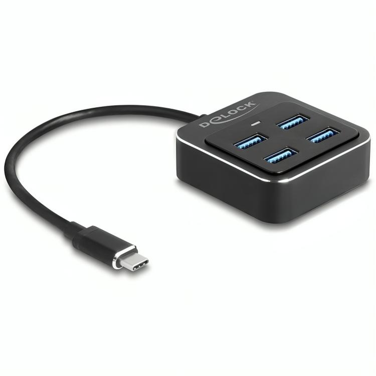 Hub USB - 4 Portes - Répartiteur USB - USB 3.0 - Zwart - Câble Long -  Transfert de