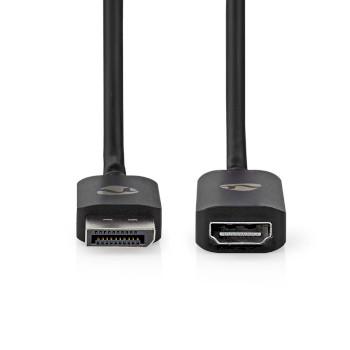 DisplayPort-Adapter DisplayPort-Stekker HDMI™-Uitgang 8K@30Hz - Nedis