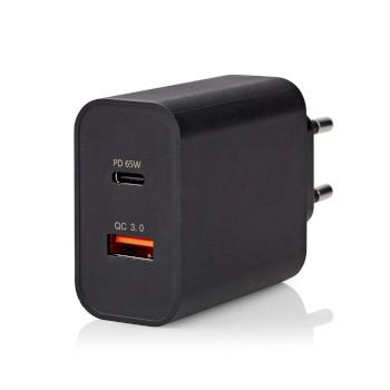Chargeur USB type-c 65W pour voiture,adaptateur secteur pour  Macbook,Lenovo,Asus,ordinateur portable,20V,3,25 a,Charge rapide 3.0 pour  téléphone