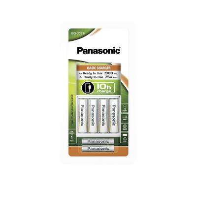 Chargeur de base Panasonic BQ CC51 avec 4x AA 1900mAh & 2x AAA 7 - Panasonic