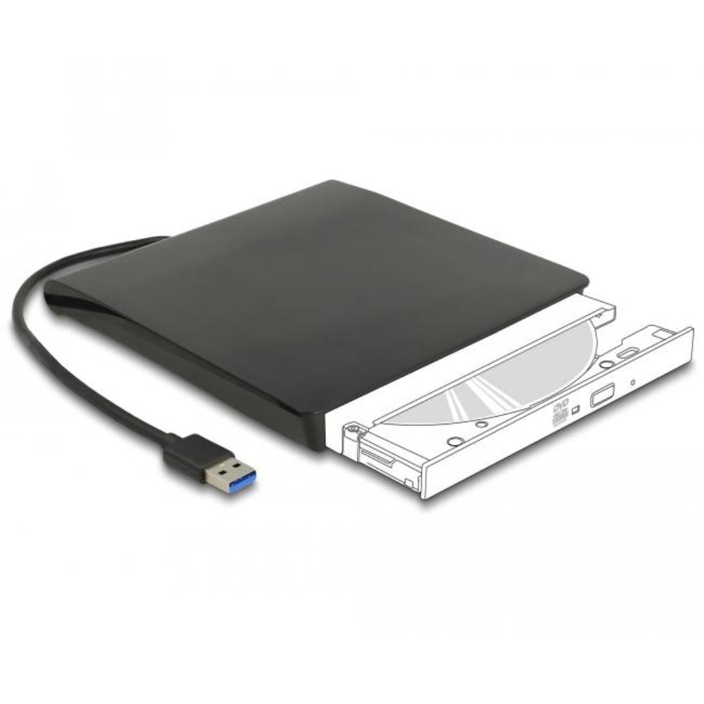 USB 3.2 SATA schijf behuizing 5.25 inch