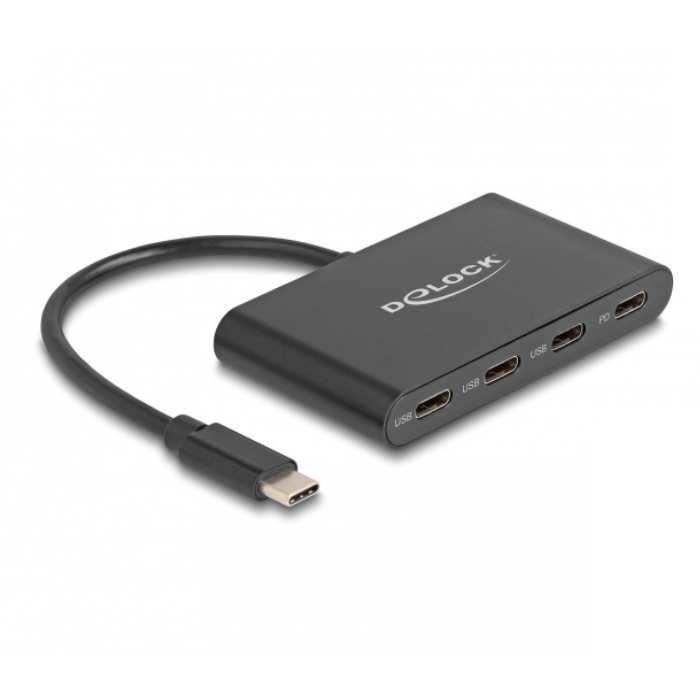 USB C hub - 3 poorten - Delock