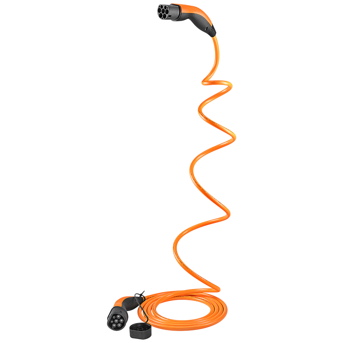 Chargement de câble de type 2 à la forme en spirale de type 2 pour voiture  électrique (22 kW / 32 A / 3-Phase) – E-Autos.de/shop